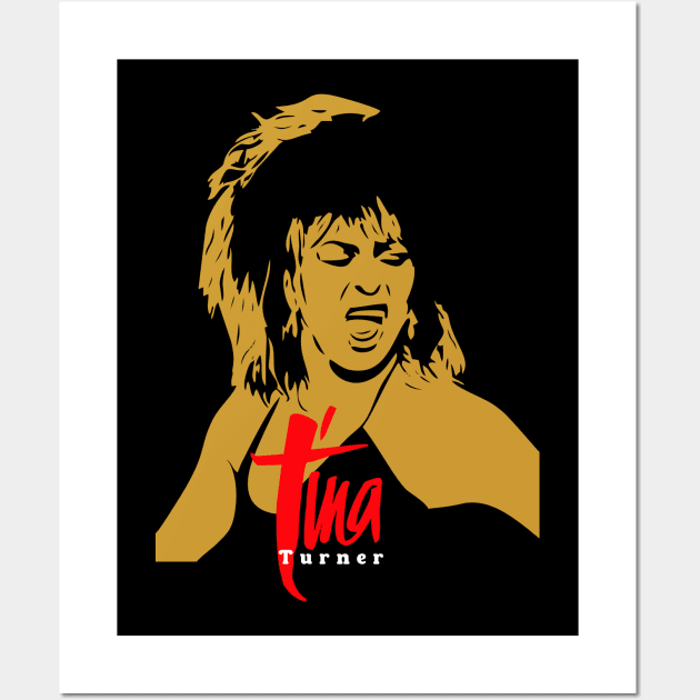 Tina Turner Singer! Wall Art by RUS